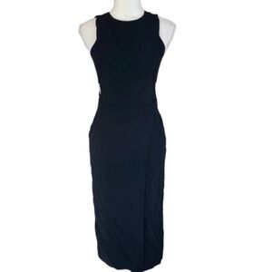 ALC black cutout midi dress size 10
